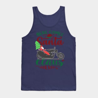 Christmas Santa Coming Tank Top